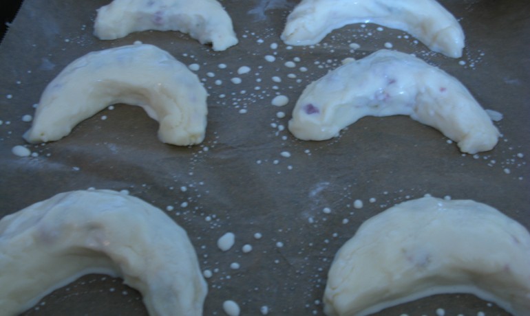 Glutenfreie Schinkenhörnchen - Rezept mit Bildern