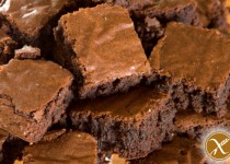 Glutenfreie Schokoladen Fudge Brownies